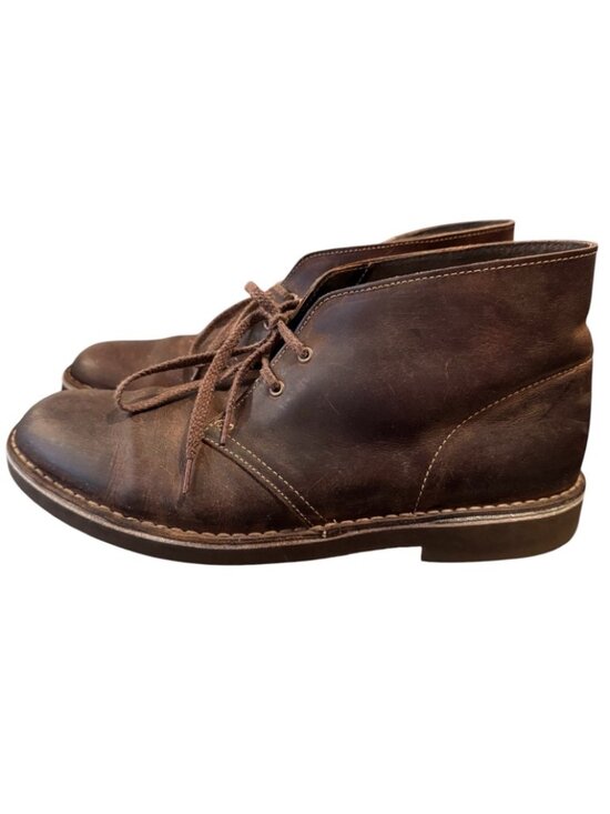 Clarks Desert Trek Brown Leather Chukka Boots Mens 9.5 Crepe Sole Casual main image 7